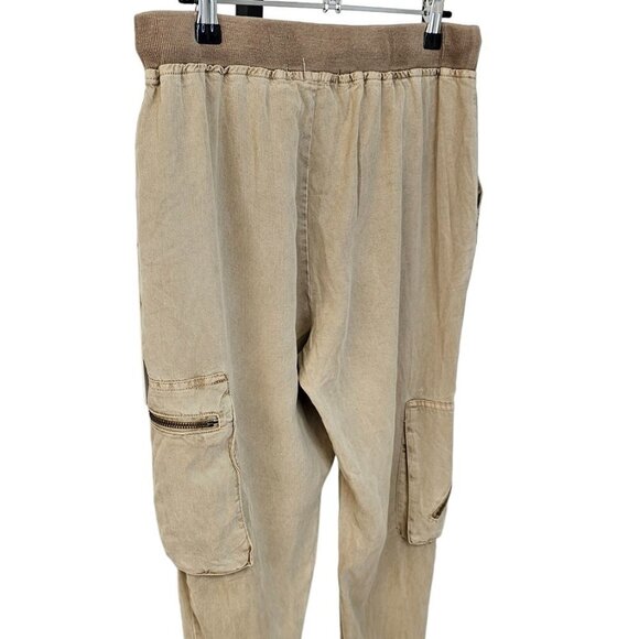Revolve Young Fabulous & Broke Women's Cargo Tencel Joggers  Size XS NWT - Picture 6 of 9